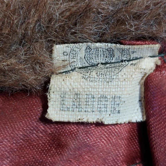 Churchill Ltd Vintage Brown Corduroy Fur Envoy Cap with convertible ear flaps - Picture 14 of 15